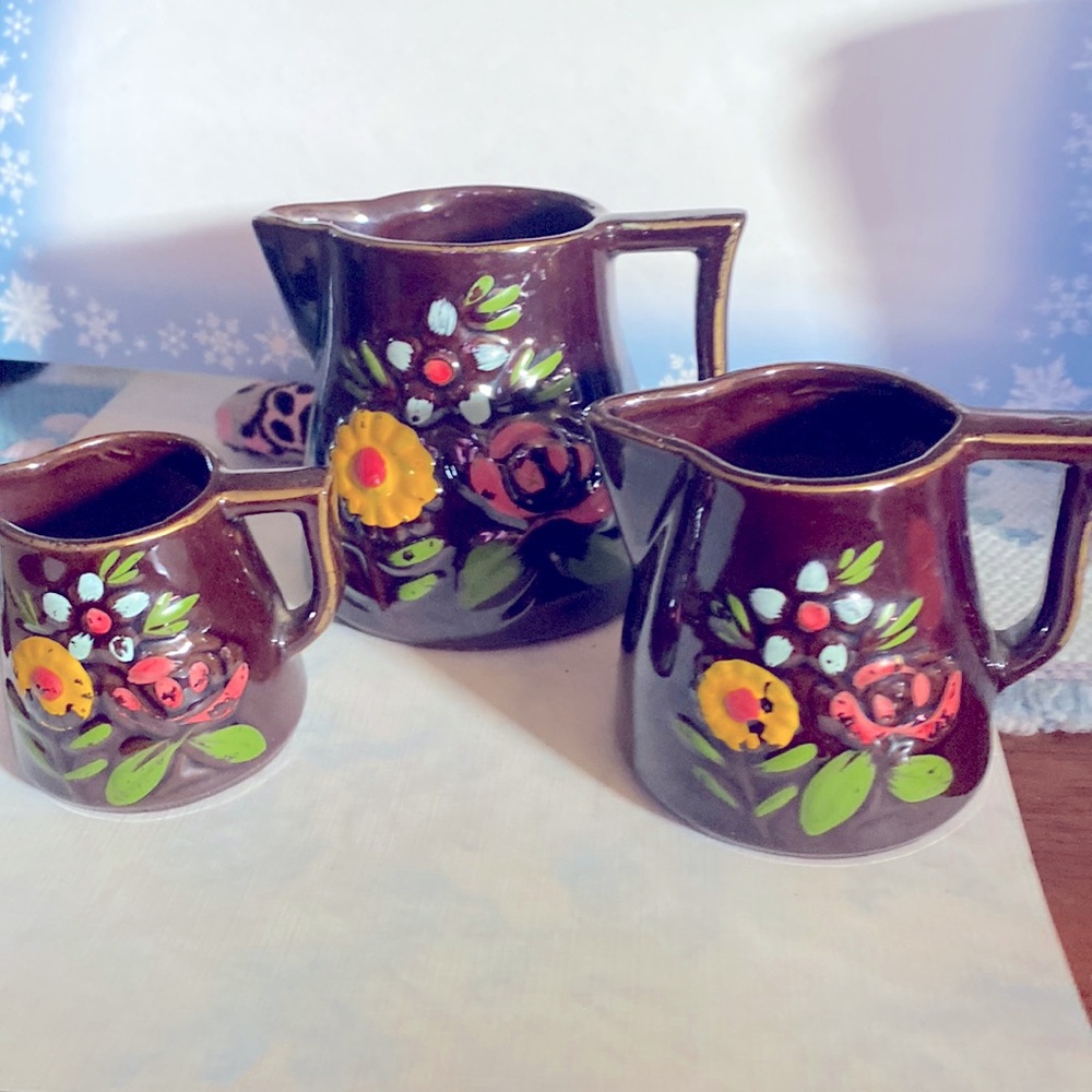3 piece mini pitcher set